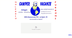 Desktop Screenshot of campervacanze.it